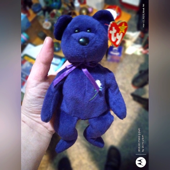 Ty | Toys | Rare Discontinued First Edition Princess Di Beanie Baby